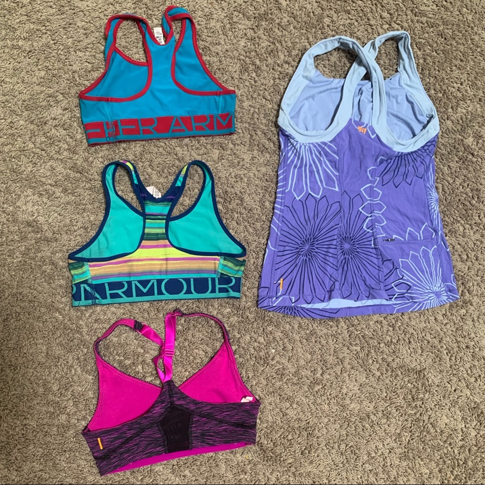 S XS lot workout gear Tops 4 pieces